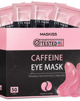 Maskiss Under Eye Patches (50 Pairs), Caffeine Eye Masks for Dark Circles Puffy Eyes Undereye Bags, Collagen Eye Patches for Wrinkles and Puffiness, Skin Care Gift for Her