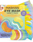 Maskiss Under Eye Patches Variety Pack (48 Pairs), Eye Masks for Dark Circles Puffy Eyes Undereye Bags With 8 Colors (6 Pairs/Color), Vegan Eye Skin Care Set for Bachelorette Party Favors