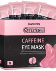 Maskiss Under Eye Patches (50 Pairs), Caffeine Eye Masks for Dark Circles Puffy Eyes Undereye Bags, Collagen Eye Patches for Wrinkles and Puffiness, Skin Care Gift for Her