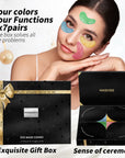Maskiss Under Eye Patches(50 Pairs), 24K Gold, Caffeine, Hyaluronic Acid, Aloe Vera Eye Masks for Dark Circles Puffy Eyes Undereye Bags, Eye Skin Care Gift Set for Bachelorette Party Favors