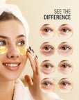 Maskiss 24k Gold Under Eye Patches (15 Pairs), eye mask, Collagen Skin Care Products, Eye Patches for Puffy Eyes, eye masks for dark circles and puffiness