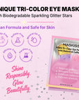 Maskiss PDRN Under Eye Patches (25 Pairs), Tri-Color Eye Gel Pads with Retinol Caffeine
