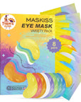 Maskiss Under Eye Patches Variety Pack (48 Pairs), Eye Masks for Dark Circles Puffy Eyes Undereye Bags With 8 Colors (6 Pairs/Color), Vegan Eye Skin Care Set for Bachelorette Party Favors