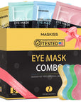 Maskiss Under Eye Patches(50 Pairs), 24K Gold, Caffeine, Hyaluronic Acid, Aloe Vera Eye Masks for Dark Circles Puffy Eyes Undereye Bags, Eye Skin Care Gift Set for Bachelorette Party Favors
