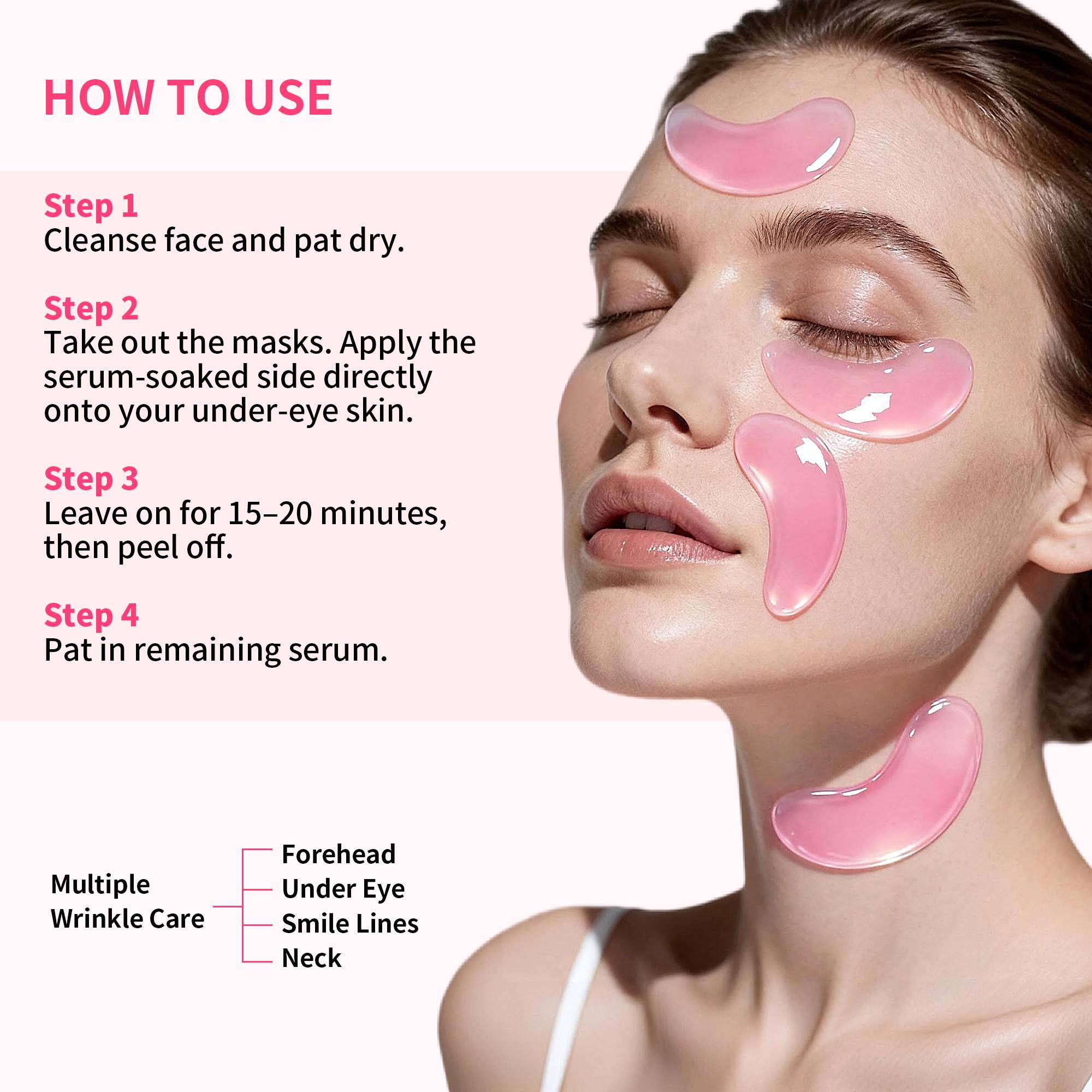 Maskiss PDRN Pink Under Eye Patches (25 Pairs)