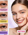 Maskiss PDRN Under Eye Patches (25 Pairs), Tri-Color Eye Gel Pads with Retinol Caffeine